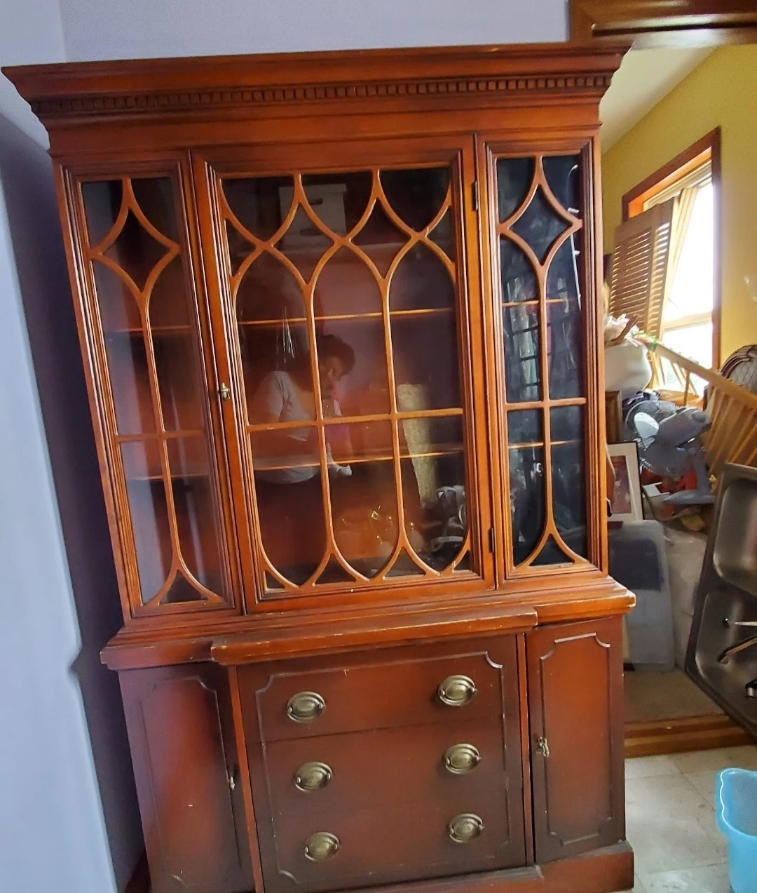 Wooden China Cabinet