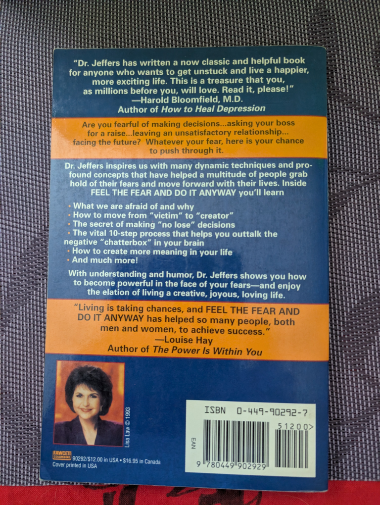 Feel the Fear and Do It Anyway by Susan Jeffers - photo 2