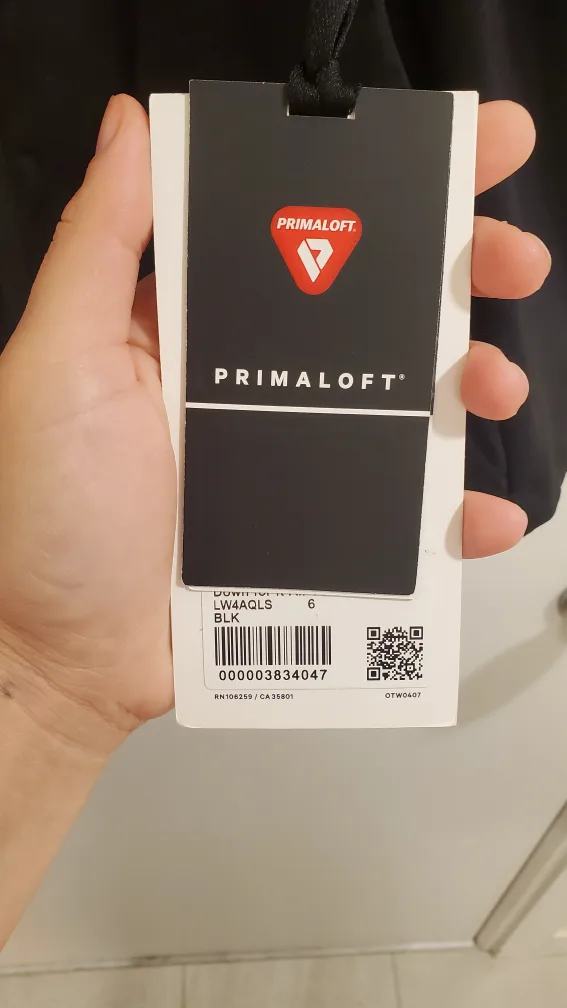 New Lululemon Primaloft Vest - Size 6 Black image indicator(4)