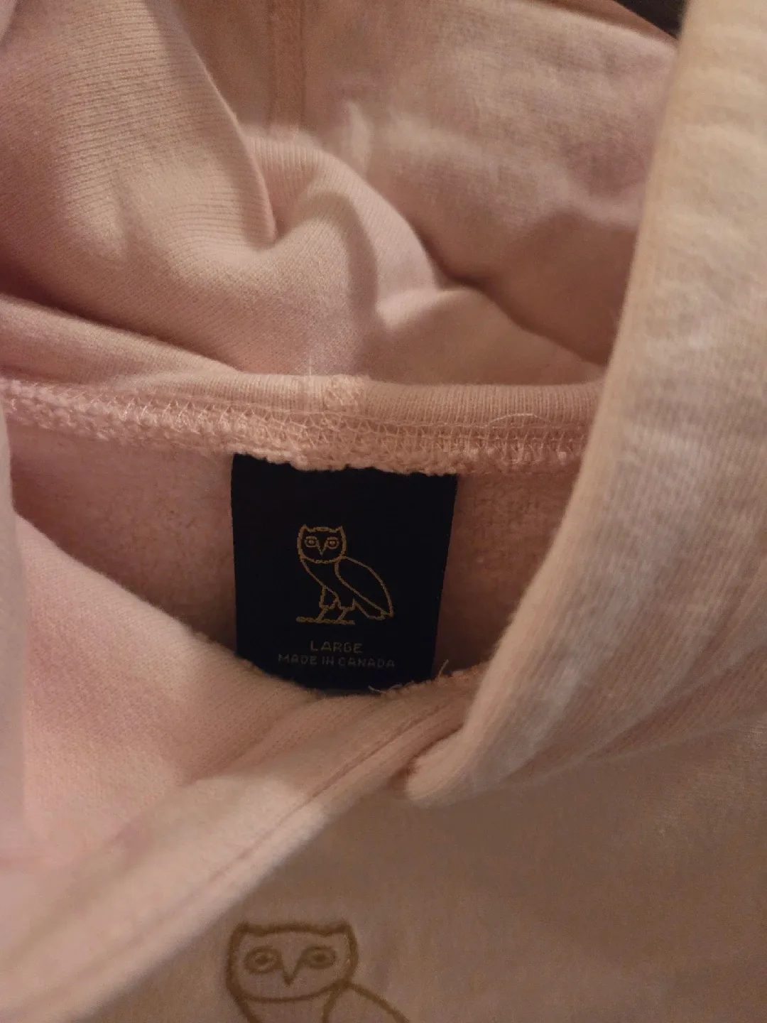 OVO (October's Very Own) Pink Hoodie - Size Large image indicator(2)