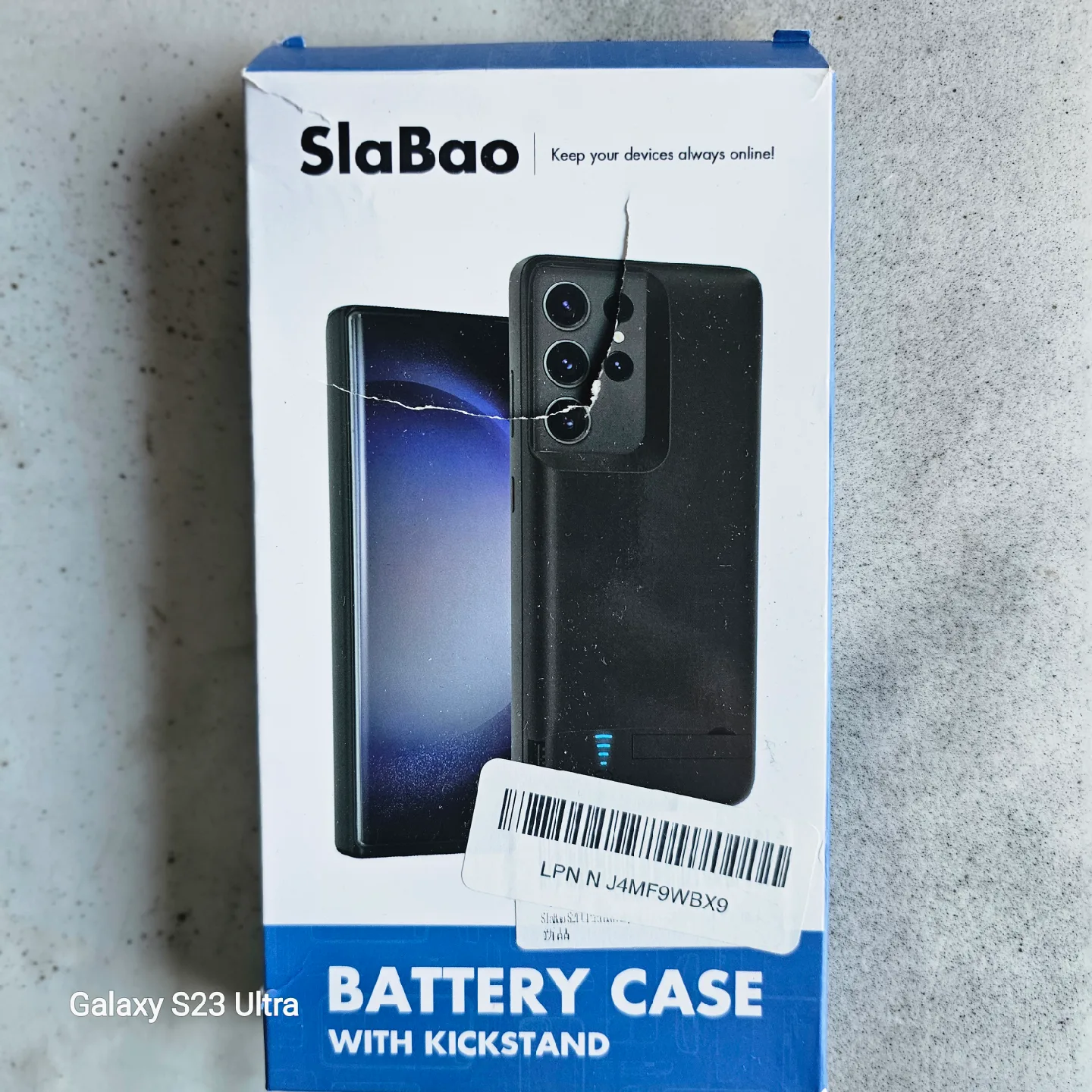 SlaBao Galaxy S23 Ultra Battery Case with Kickstand thumbnail