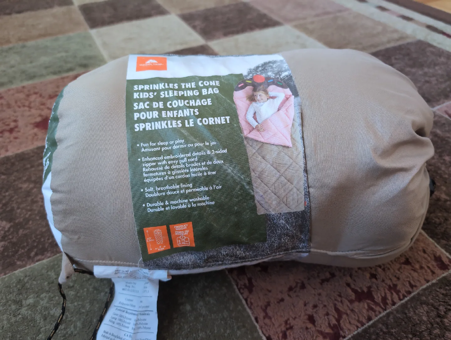 Sprinkles Cone Kids' & rocket ship Sleeping Bag image indicator(4)