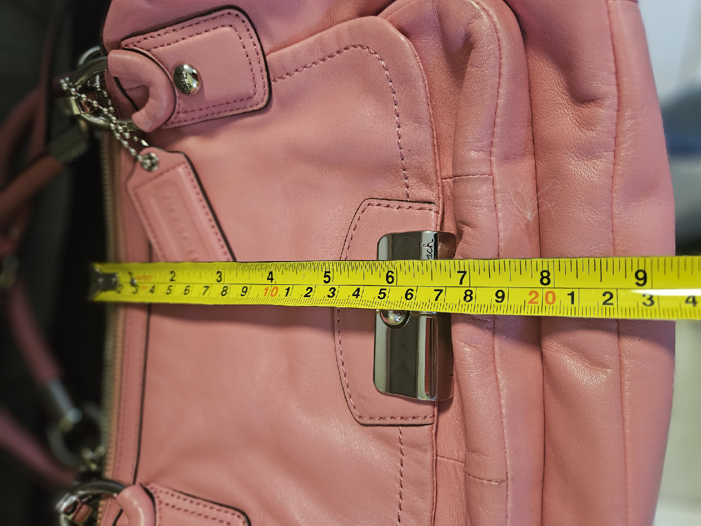 Coach Pink Leather Handbag - L1294-F22304 - photo 5