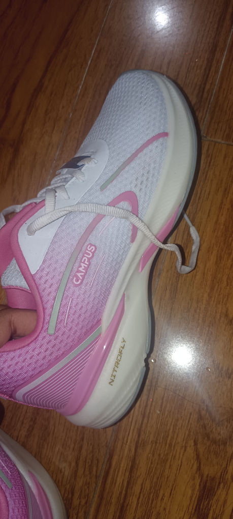 Campus Nitrofly White & Pink Runners - photo 2
