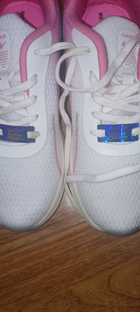 Campus Nitrofly White & Pink Runners - photo 3