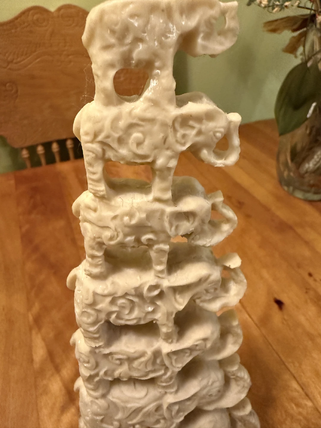 Elephant Statue Figurine Decoration