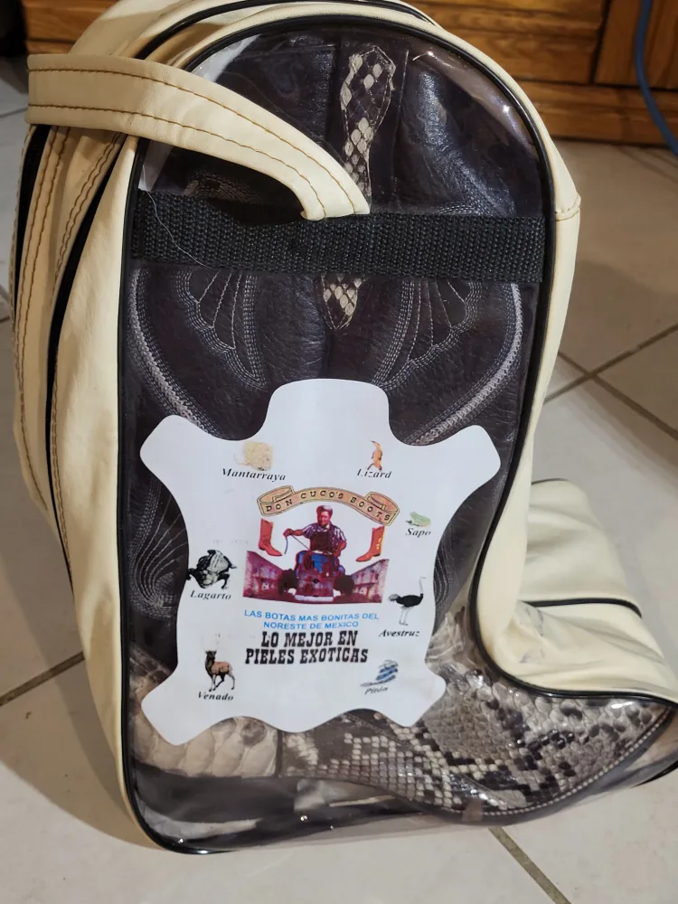 Castellano Black Cowboy Boots, Size 11 image indicator(6)