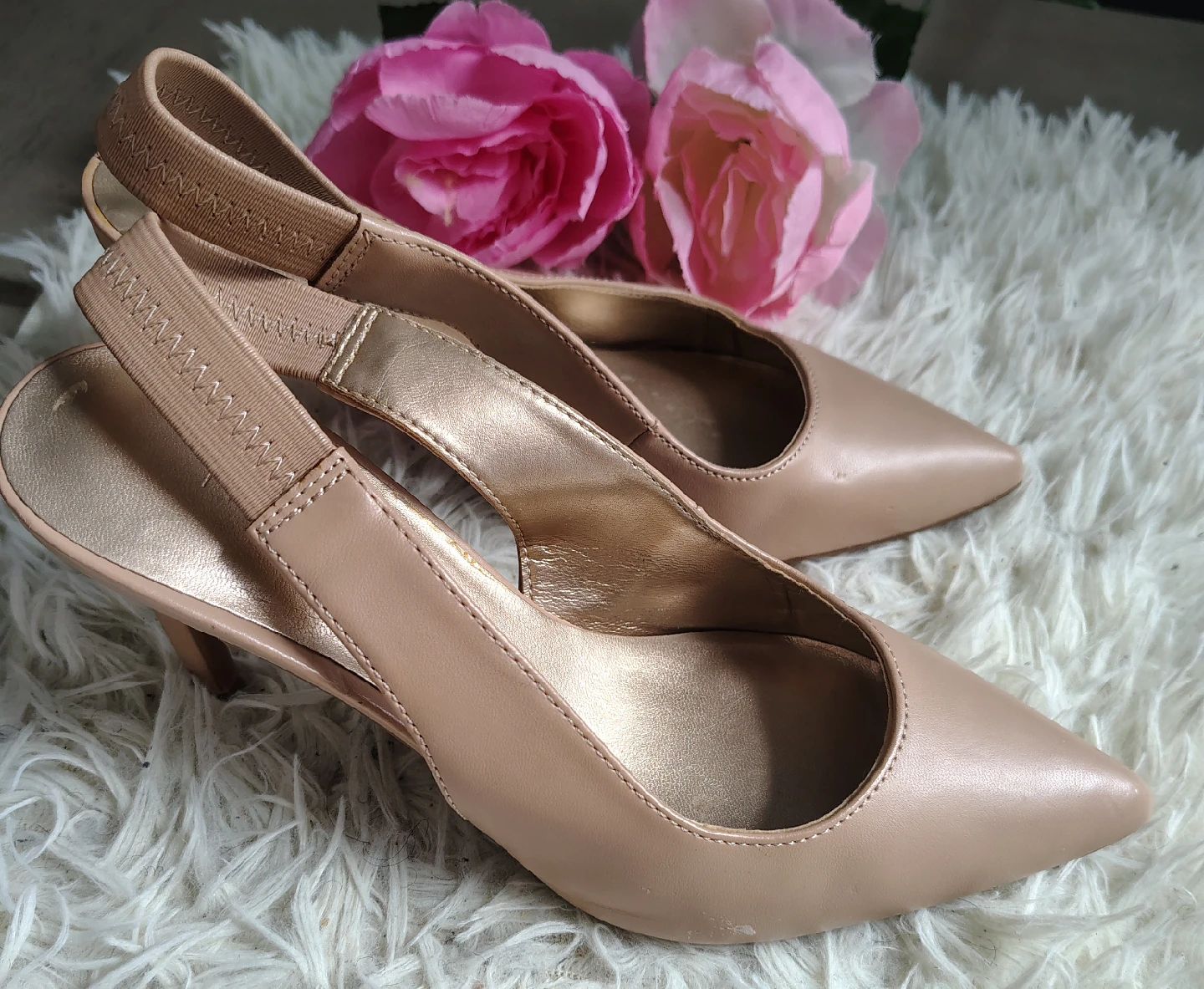 Nine West Beige Heels, Size 6.5 🥕 I am in - photo 3