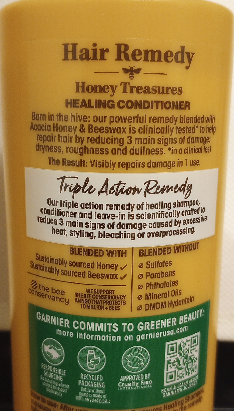 Garnier Whole Blends Remedy Honey Treasures Sh/Cond. - 4 for $12 - photo 3