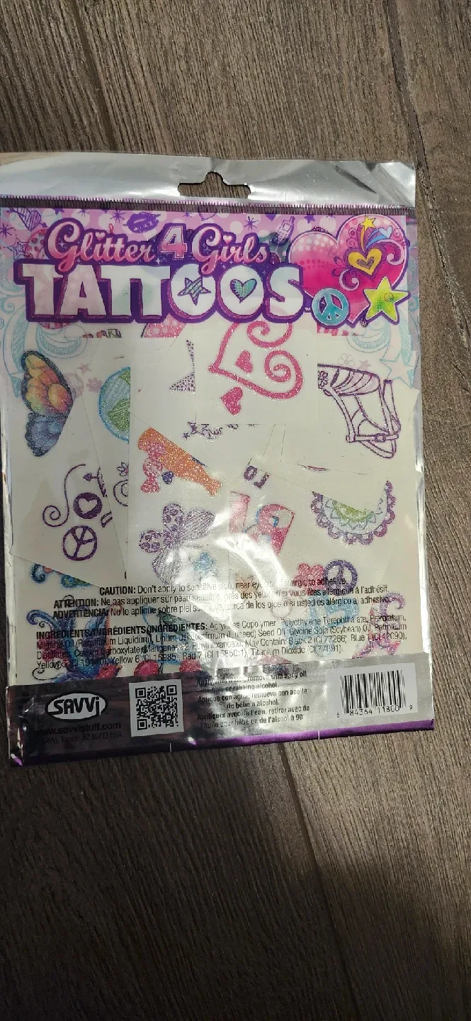Body Prints Unicorn Temporary Tattoos & Savvi Glitter Tattoos image indicator(2)