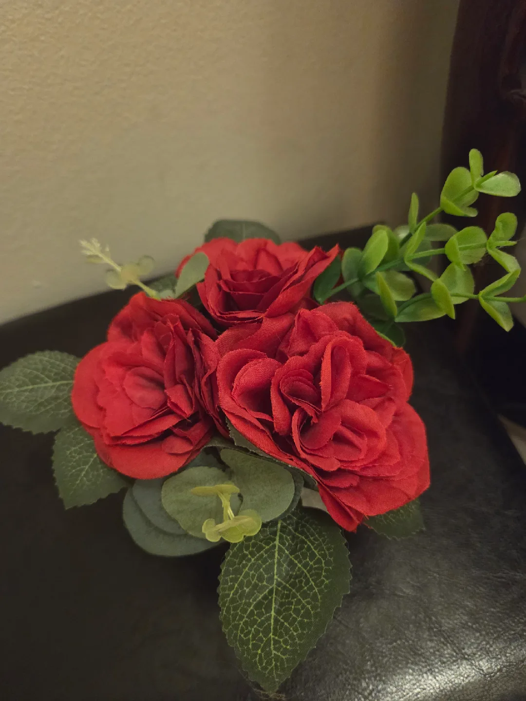 Artificial Red Rose Floral Arrangement "🧡" image indicator(2)