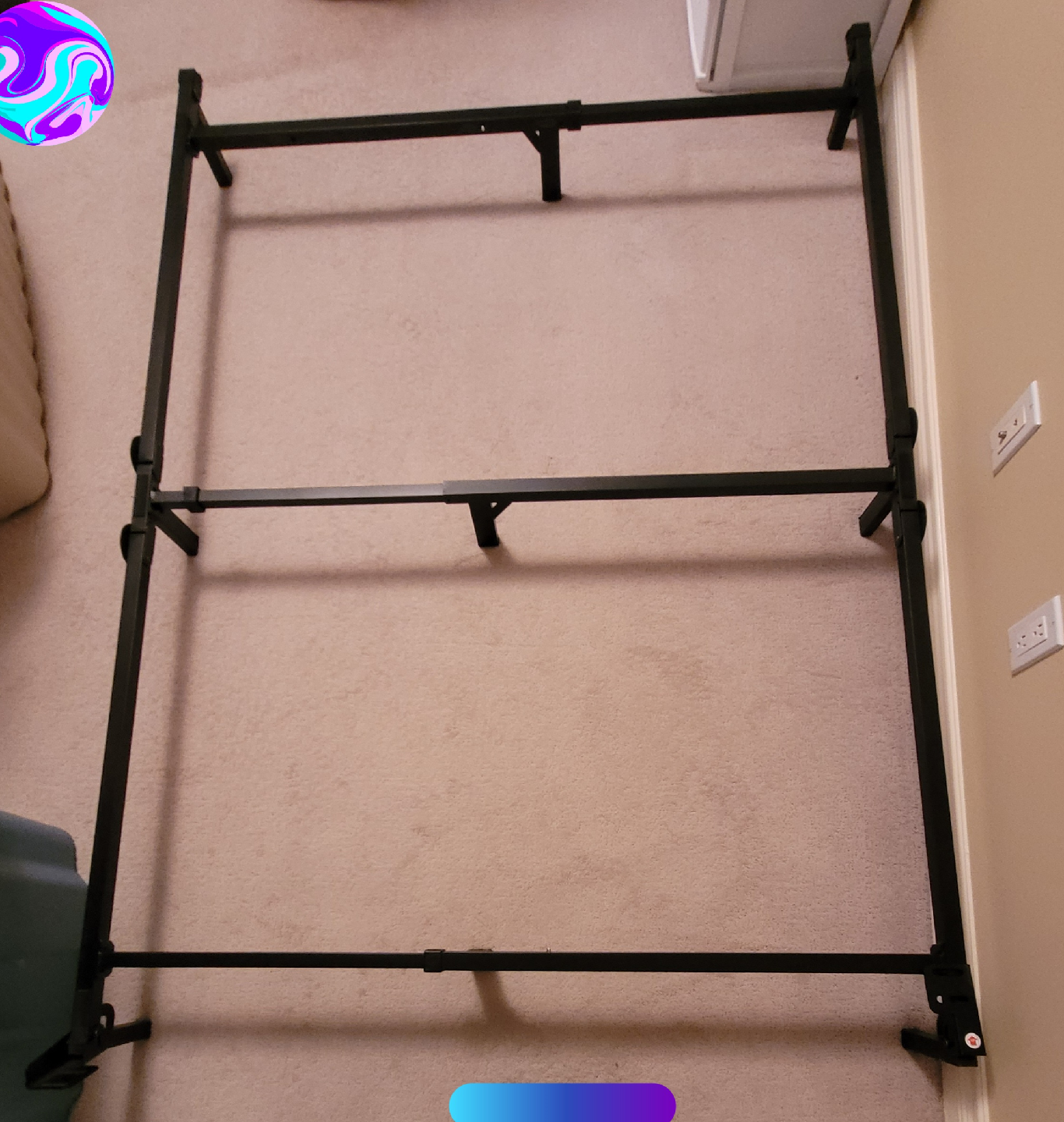 Adjustable Bed Frame - Black