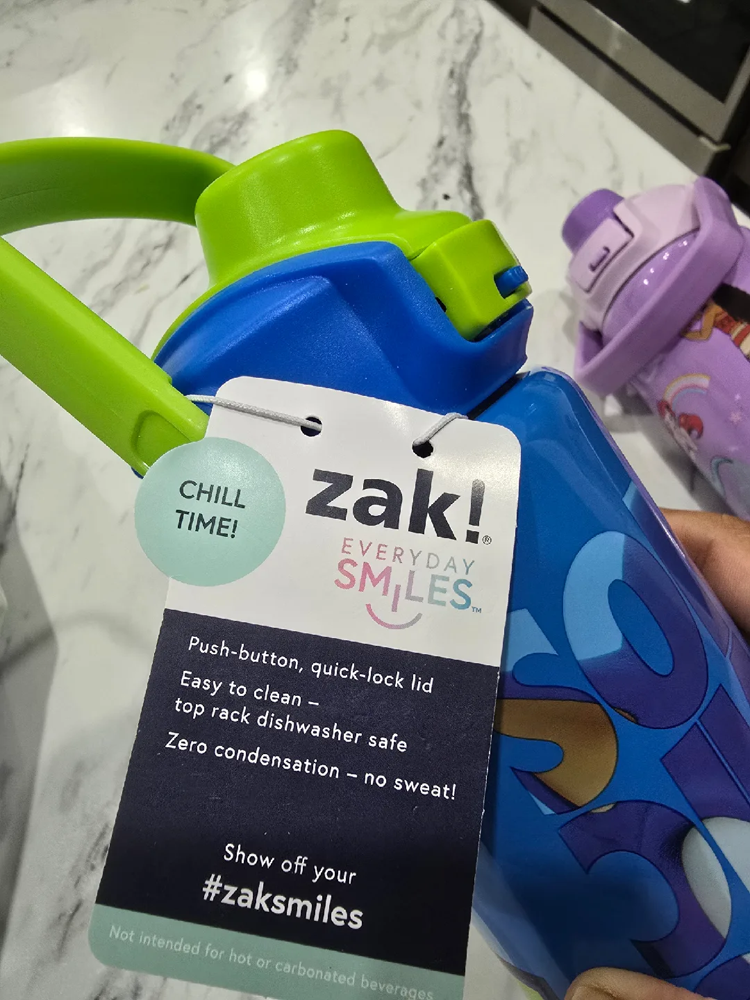 Zak! Everyday Smiles Sonic Water Bottle 20 oz - New image indicator(2)