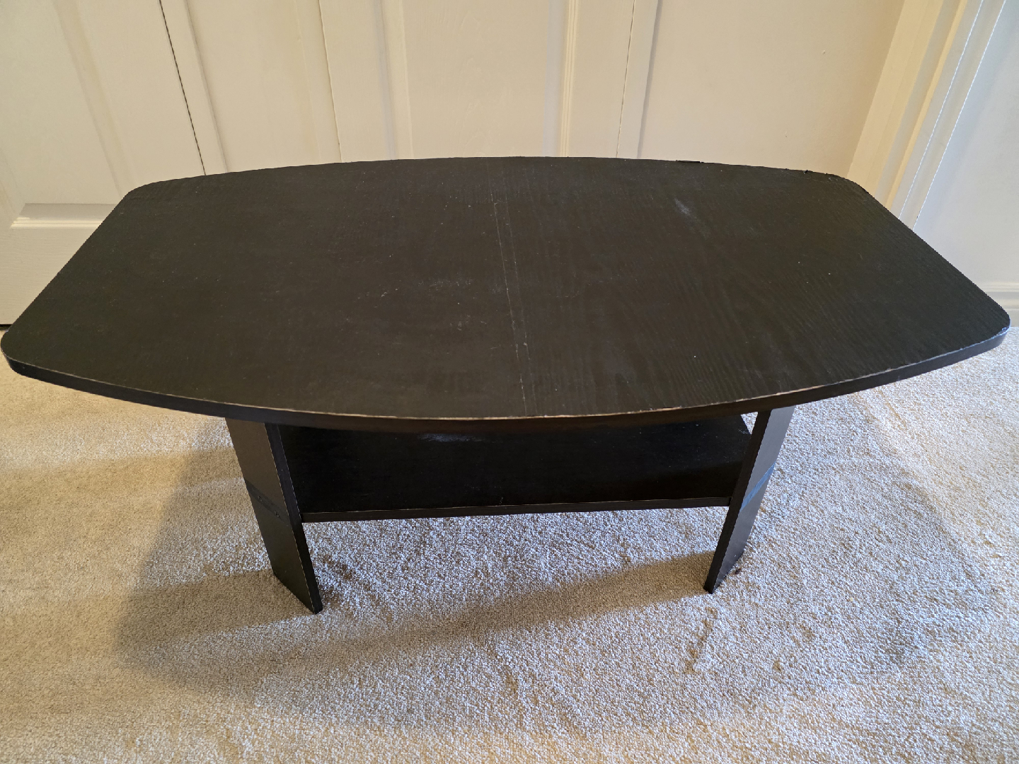 Black Wooden Coffee Table - photo 2