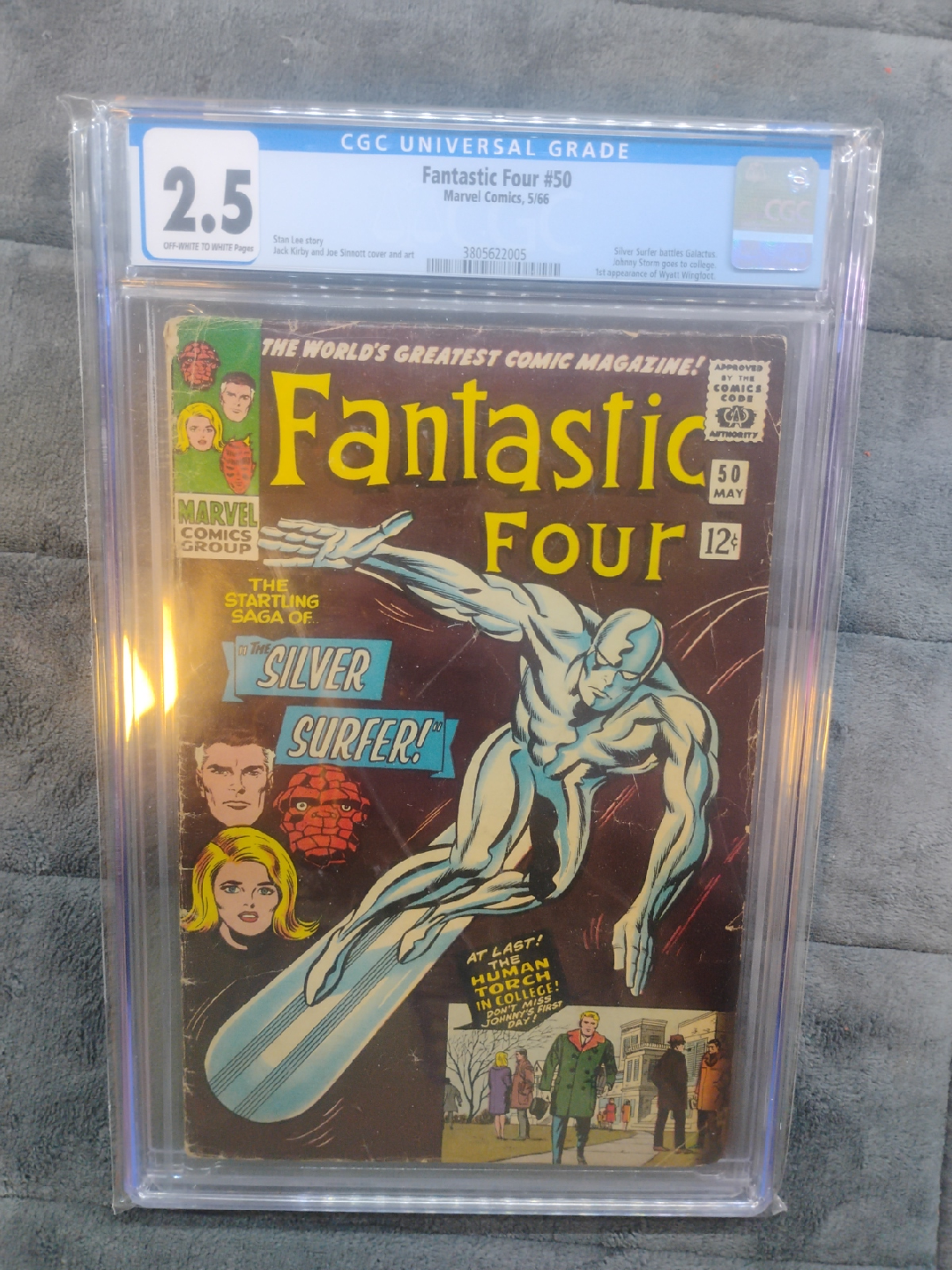 Fantastic Four #50 CGC Universal Grade 2.5