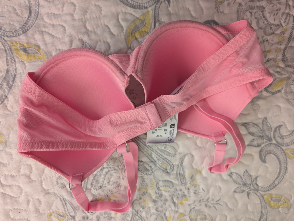 Primark Cares Pink T-Shirt Bra, Size 34D - photo 4