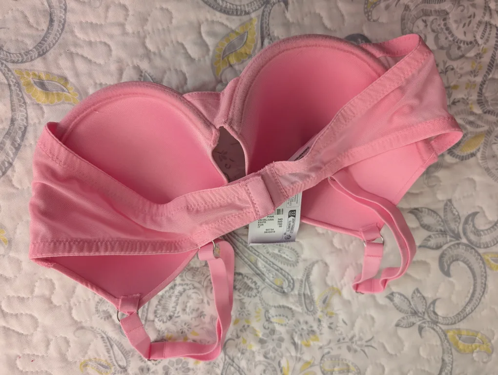Primark Cares Pink T-Shirt Bra, Size 34D image indicator(4)