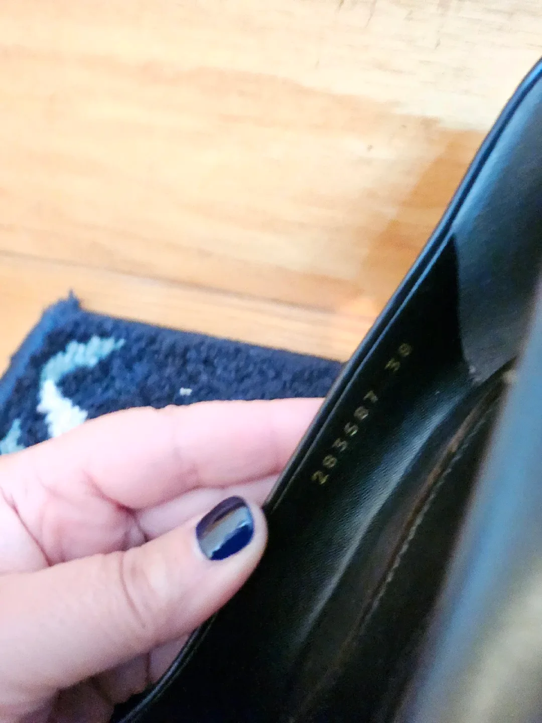 Gucci Black Leather Peep Toe Heels - Size 8 image indicator(5)