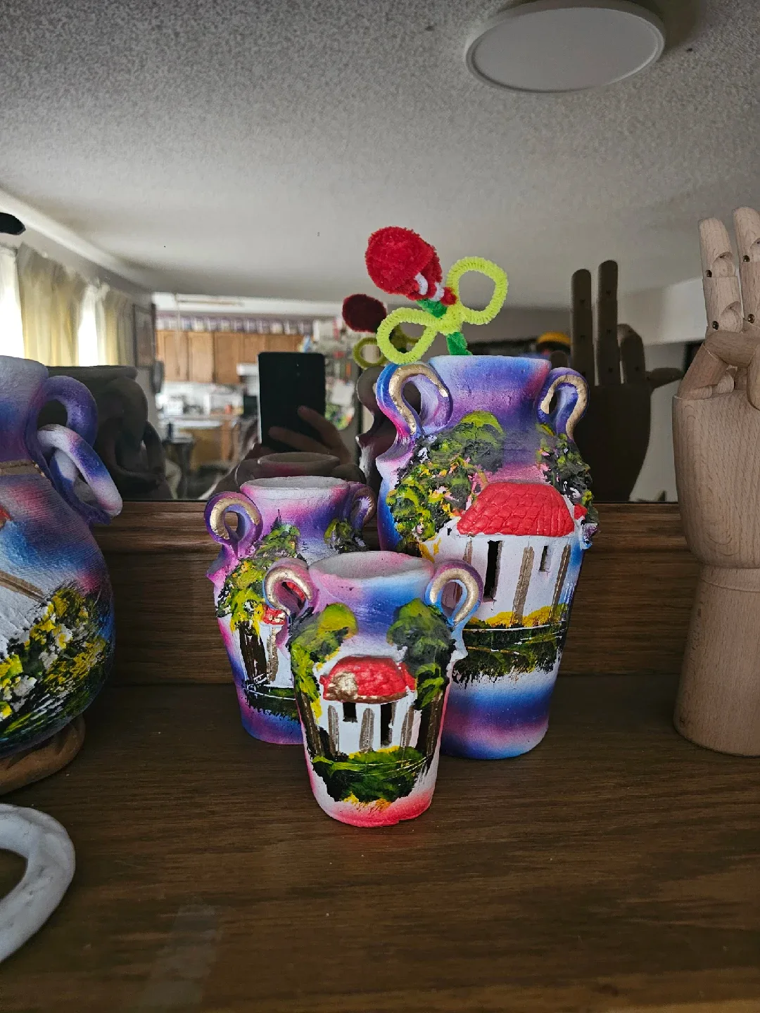 Hand Painted Decorative Vases