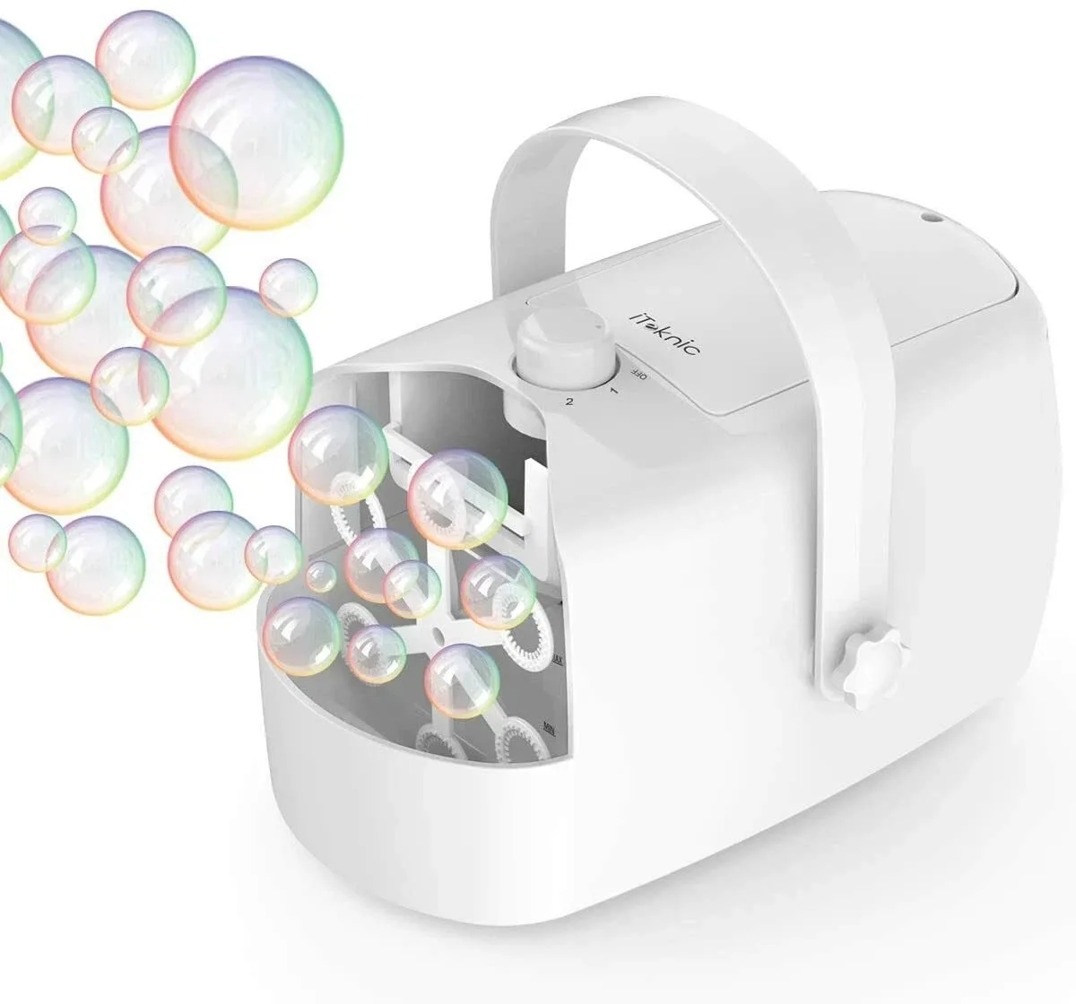iTeknic Bubble Machine, Automatic Bubble Blower thumbnail