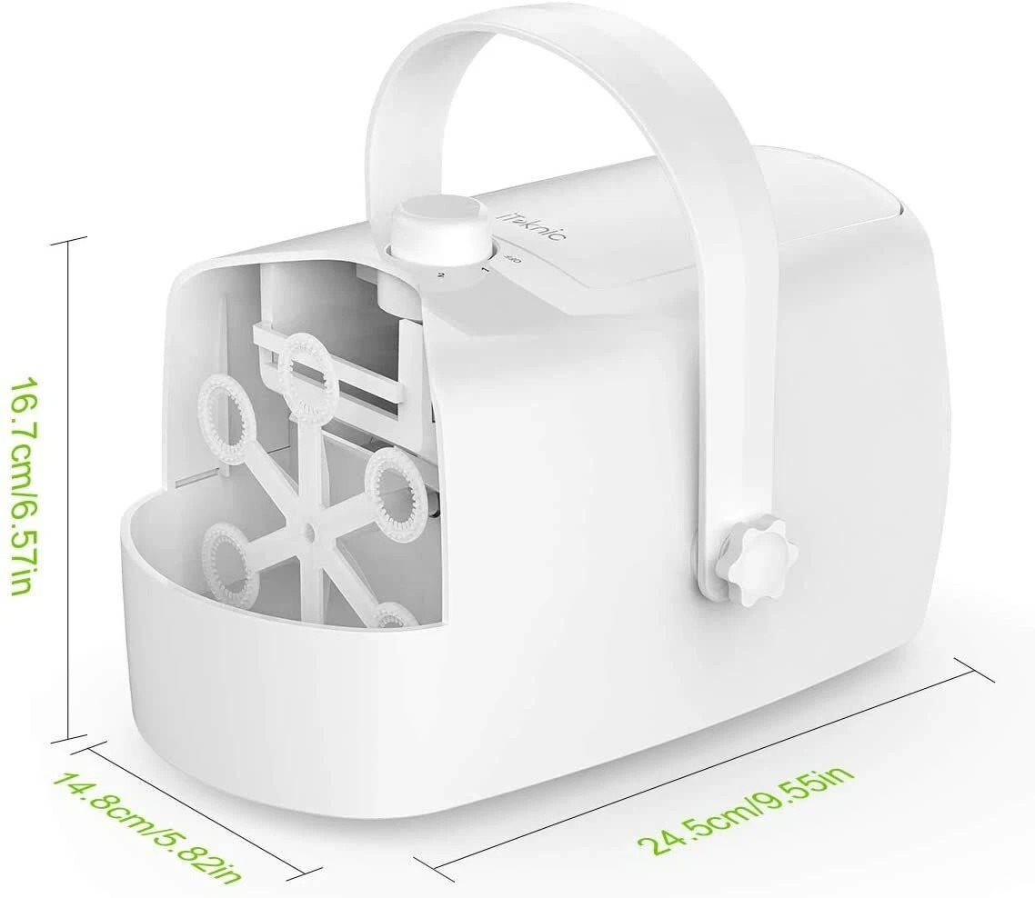 iTeknic Bubble Machine, Automatic Bubble Blower - photo 2