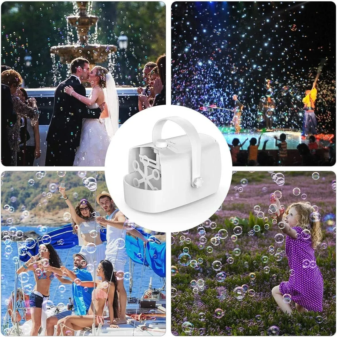 iTeknic Bubble Machine, Automatic Bubble Blower image indicator(3)