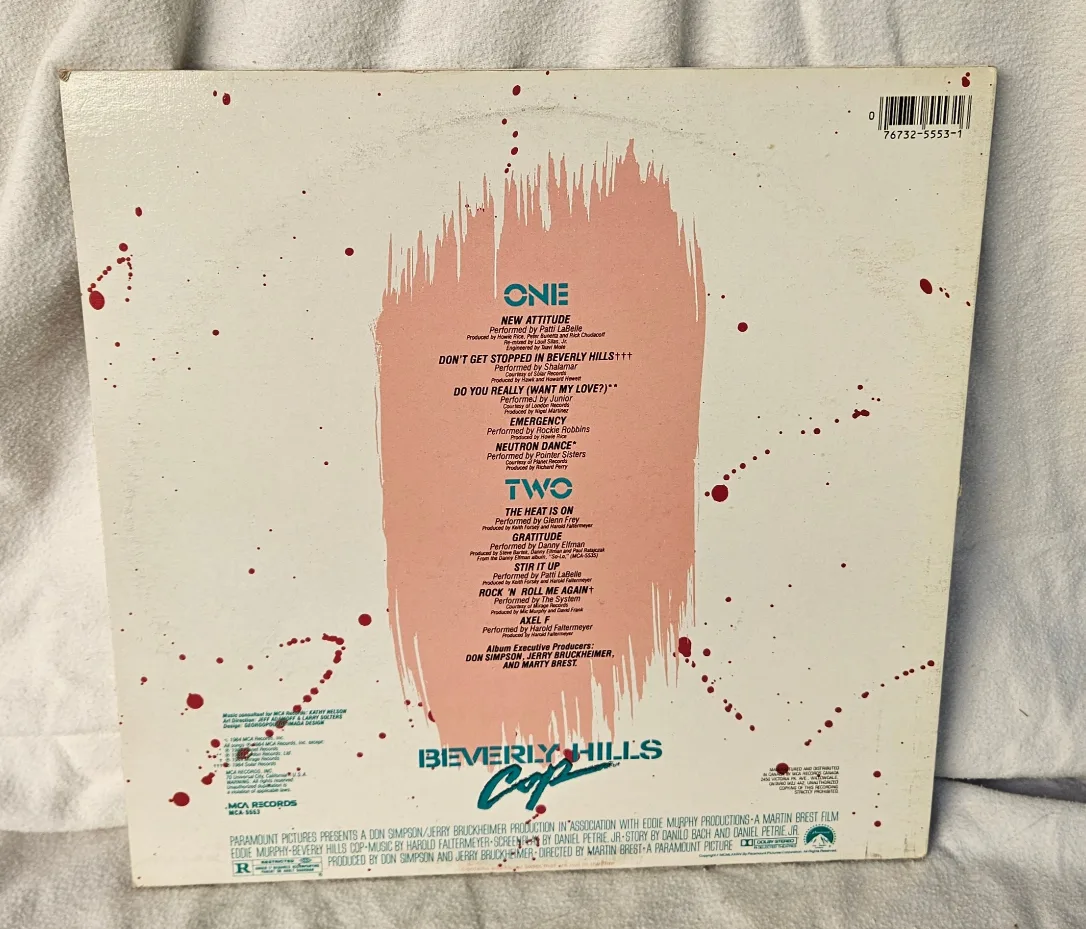 Beverly Hills Cop Original Sountrack 1984 Vinyl LP image indicator(2)