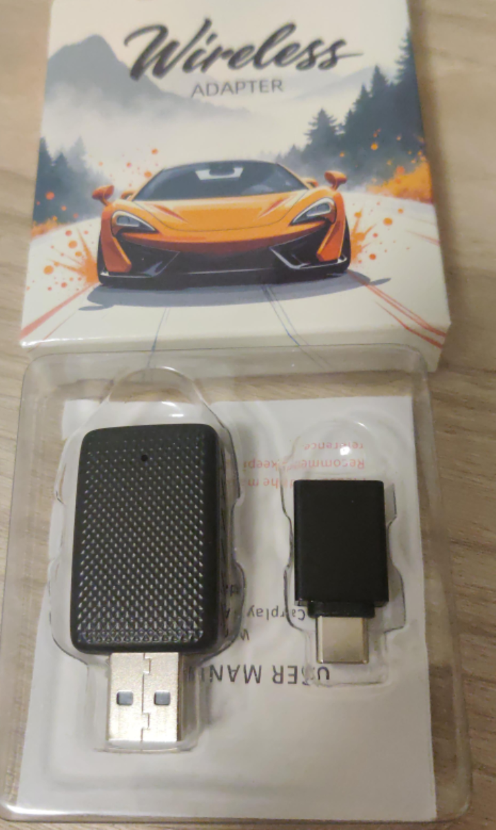 Wireless Adapter for CarPlay & Android Auto