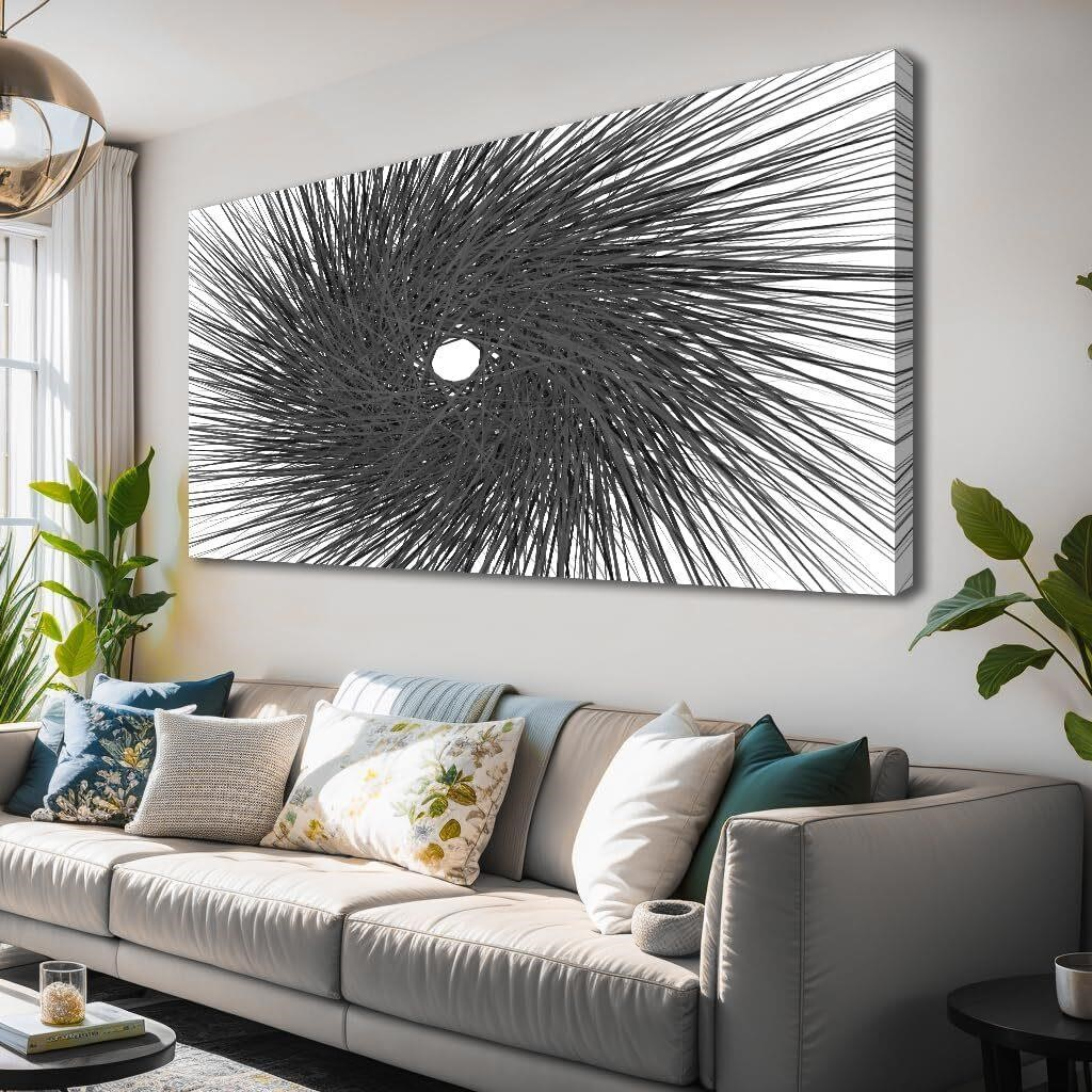 Abstract Wall Art 60x120cm for Living Room - photo 2