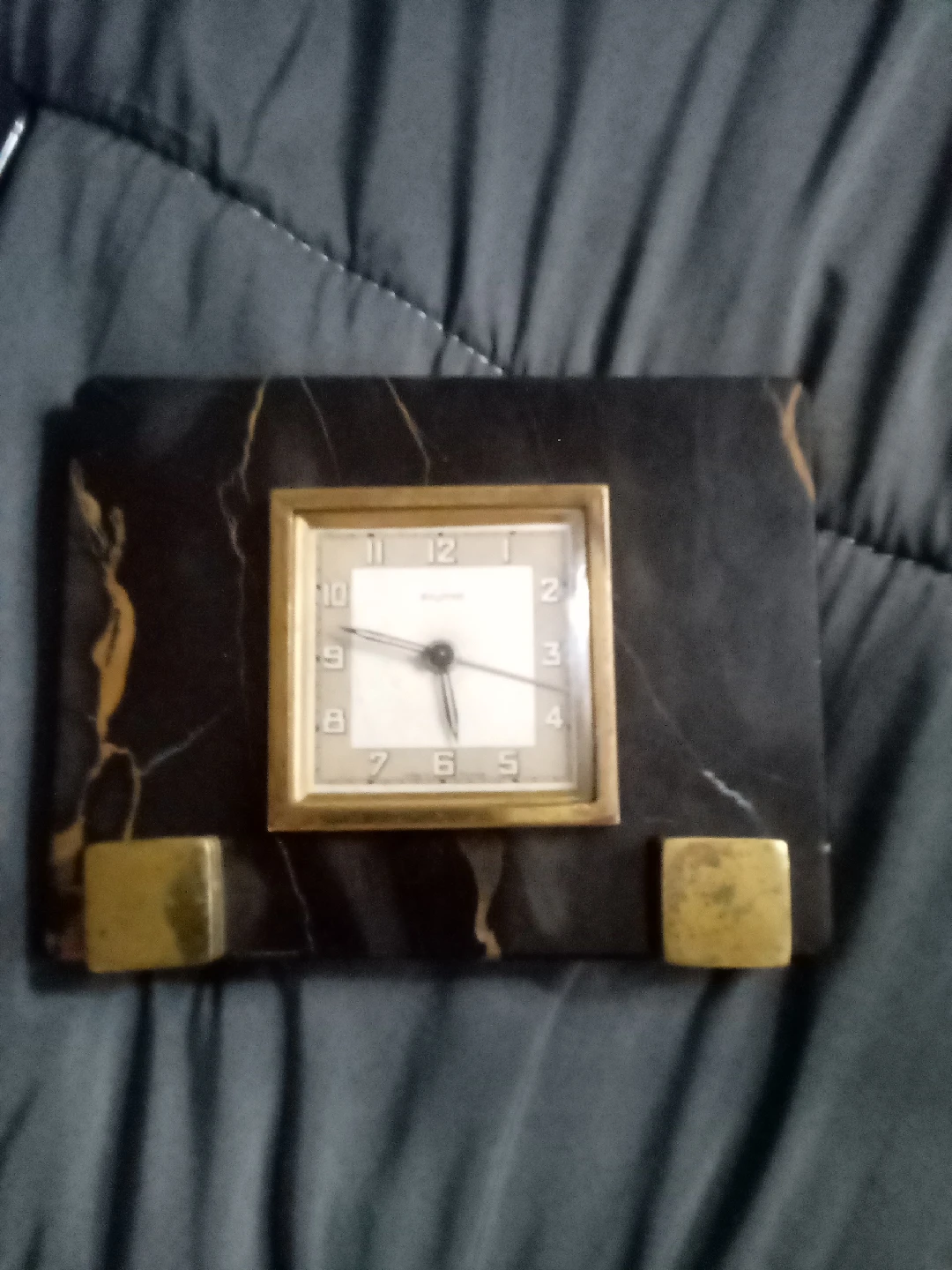 Bayard French marble mantle clock