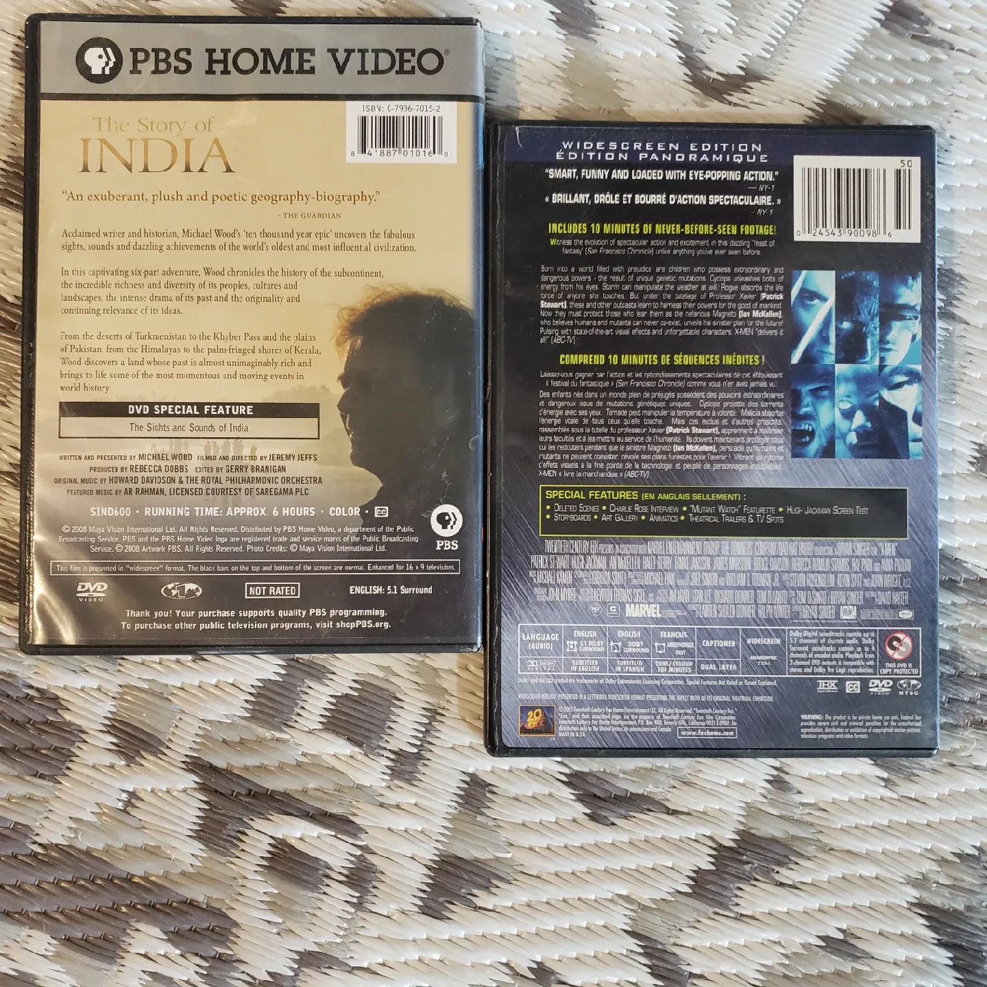 The Story of India & X-Men DVDs image indicator(2)