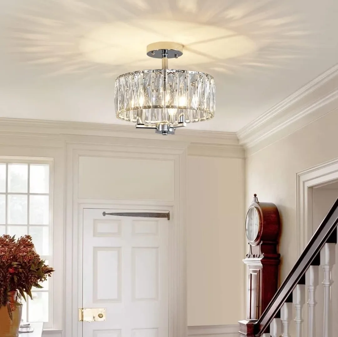 Crystal Ceiling Light Fixture image indicator(4)