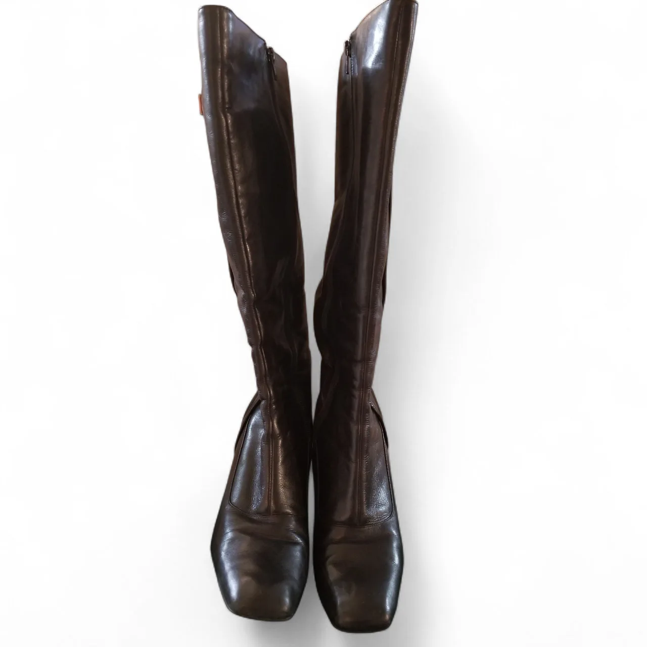 Calvin Klein Black Leather  Boots image indicator(2)