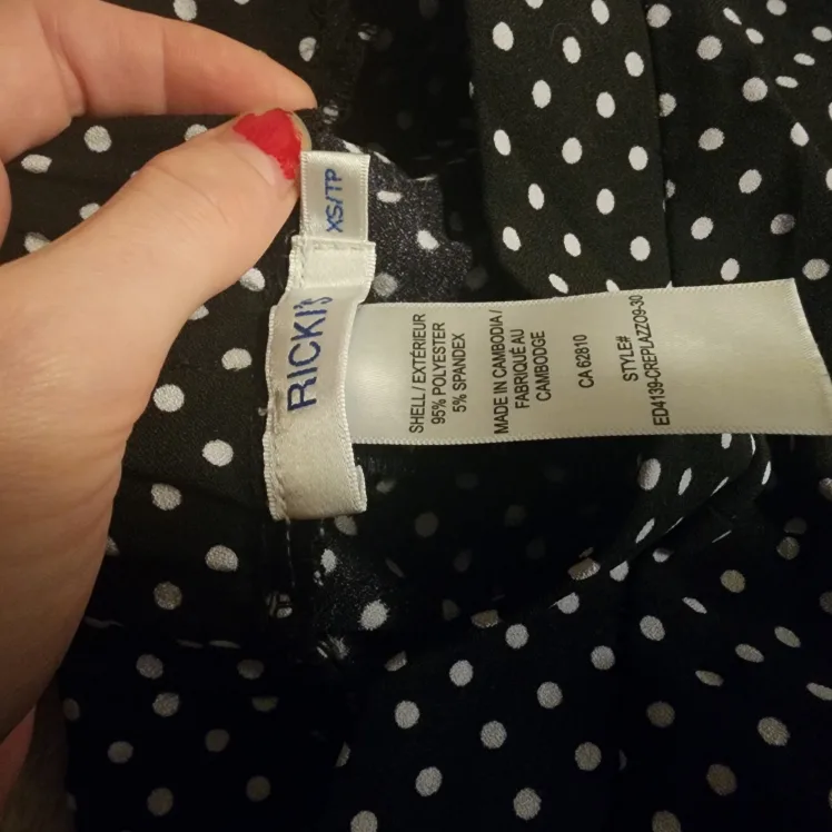 Rickis Black & White Polka Dot Pants image indicator(3)