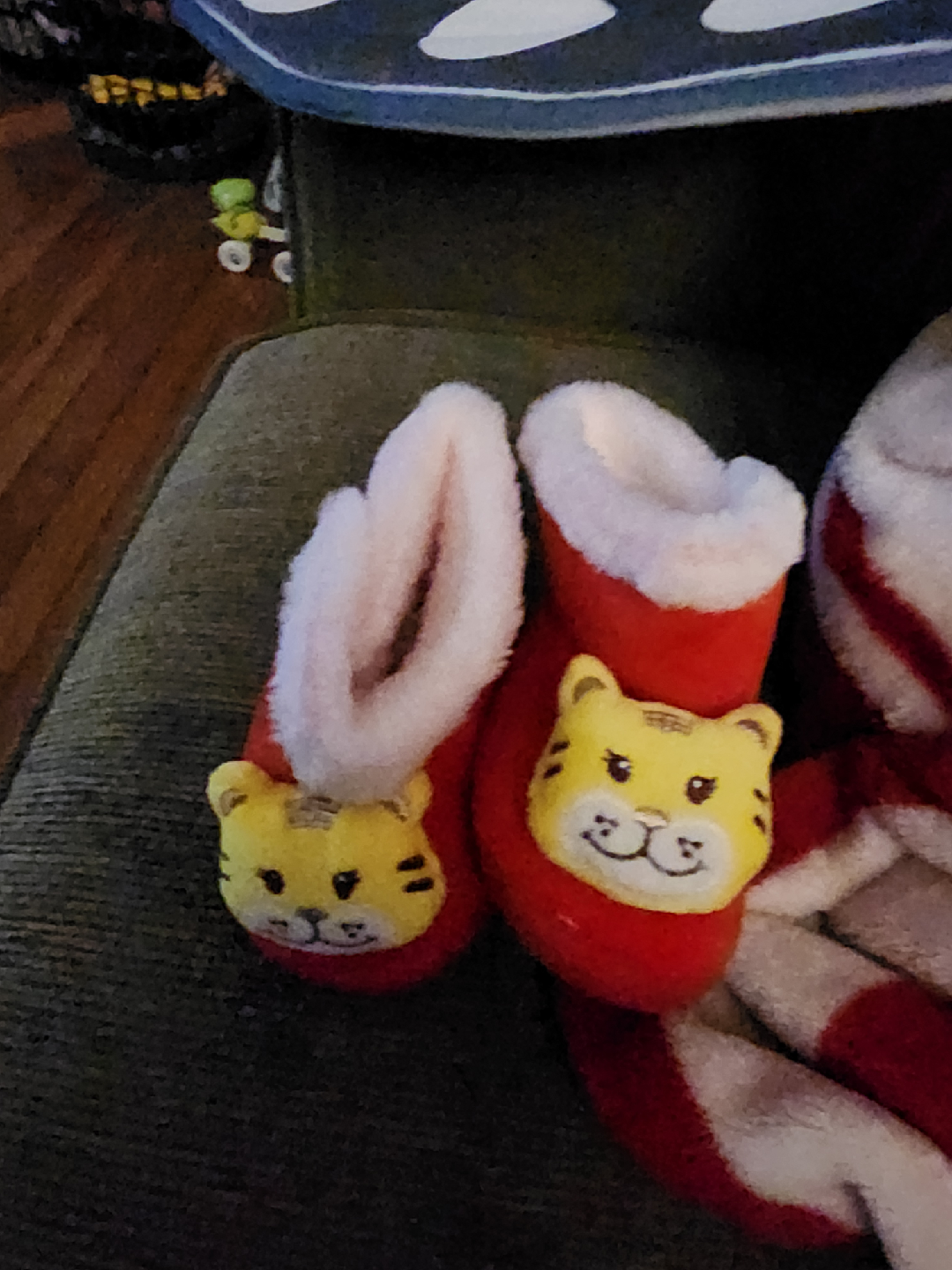 Cute Red Tiger Slippers