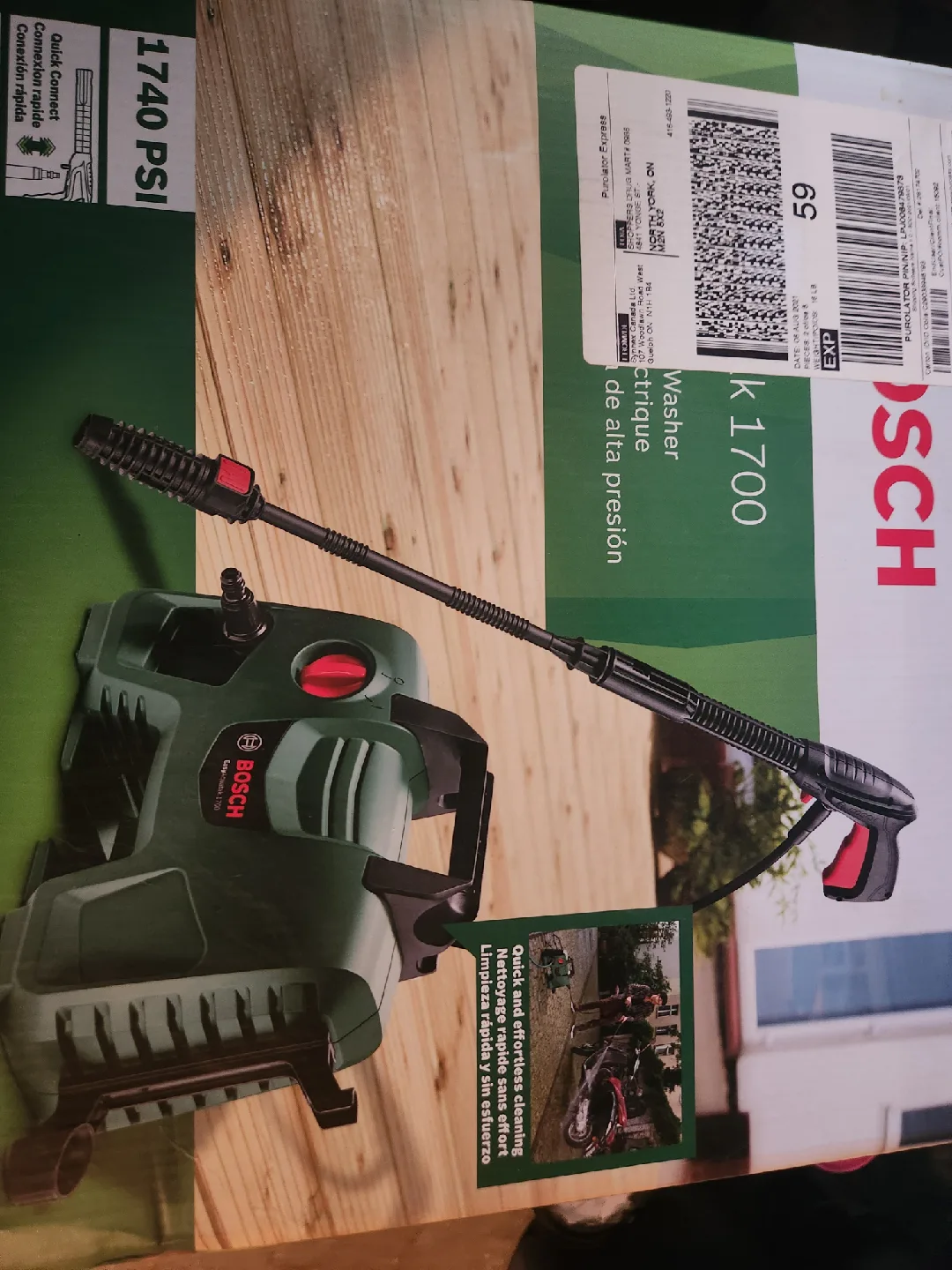 🧡 Bosch EasyAquatak 1700 Electric Pressure Washer image indicator(2)