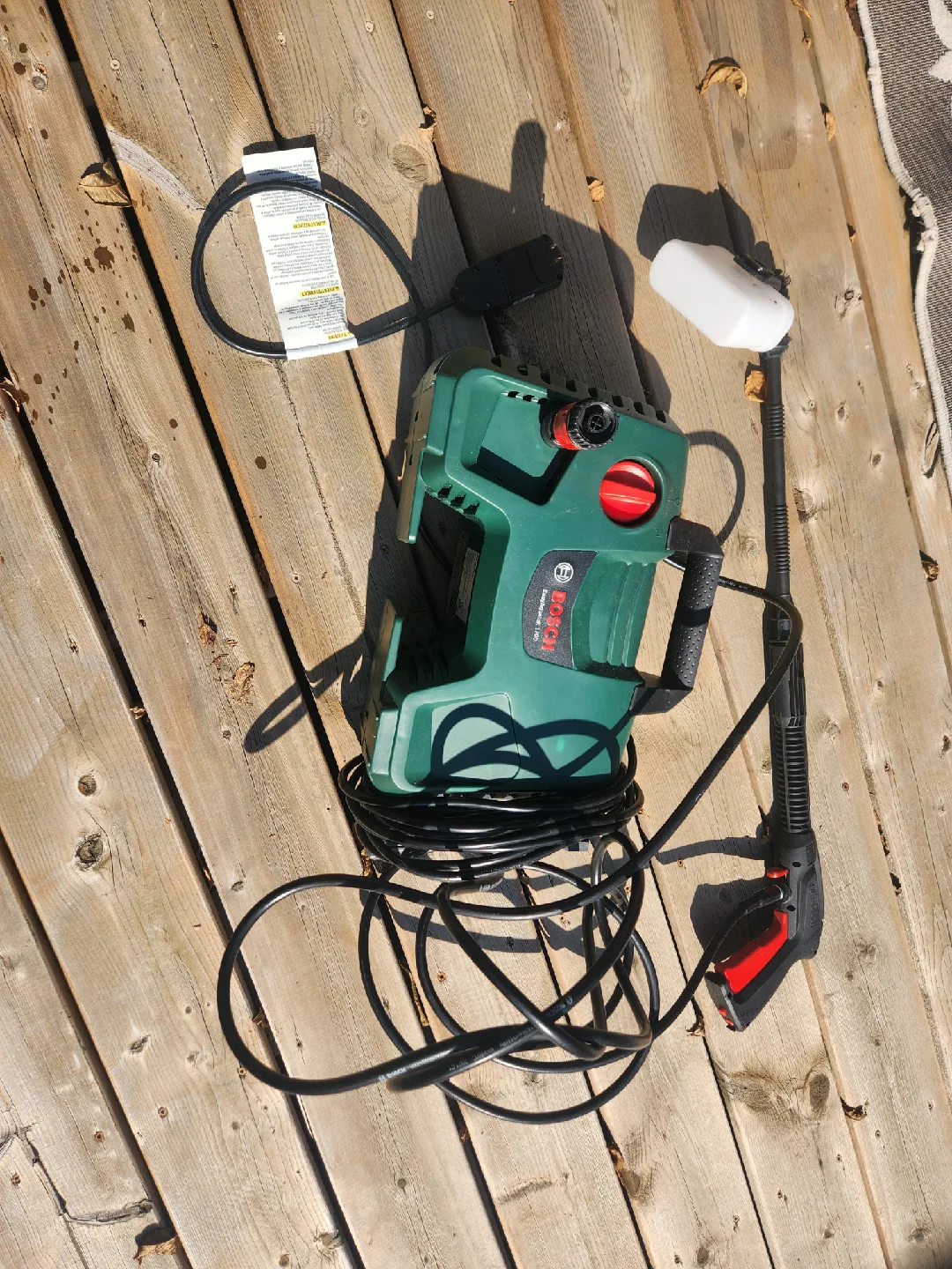 🧡 Bosch EasyAquatak 1700 Electric Pressure Washer image indicator(3)