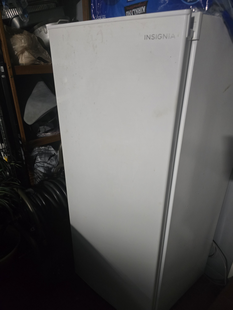 Insignia White Upright Freezer