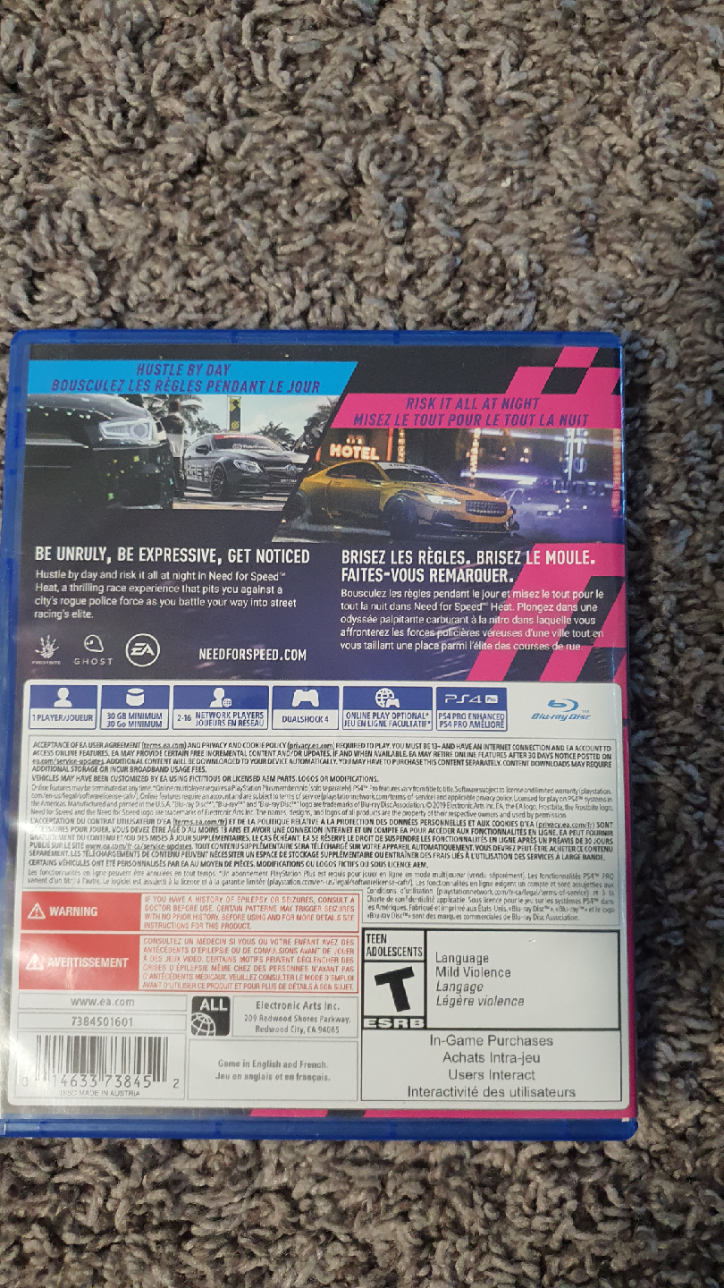 Need For Speed Heat PS4 Game - photo 2