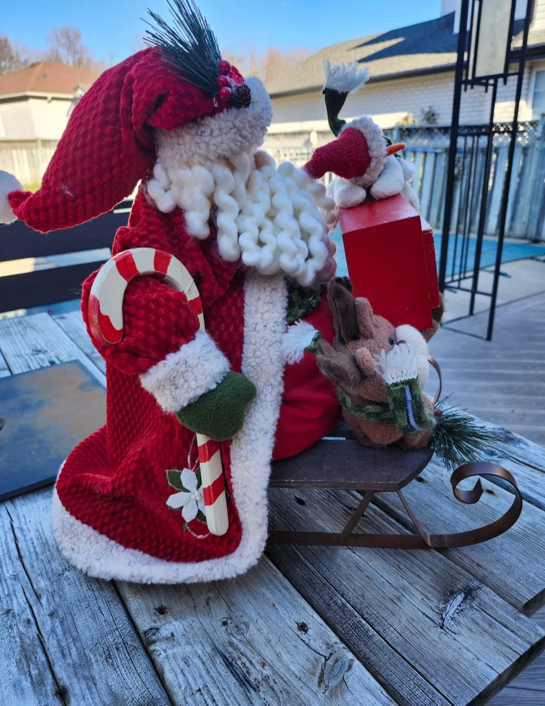 Tags attached, holiday countdown decoration with wooden blocks! image indicator(3)