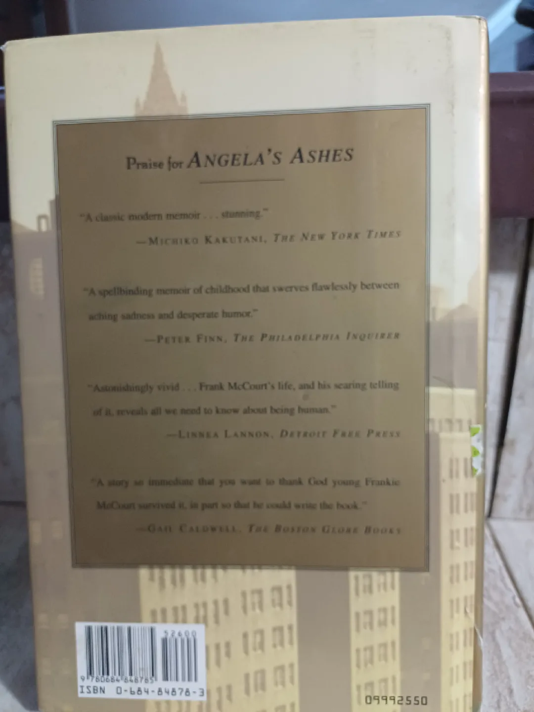 FREE book- 'Tis: A Memoir by Frank McCourt image indicator(5)