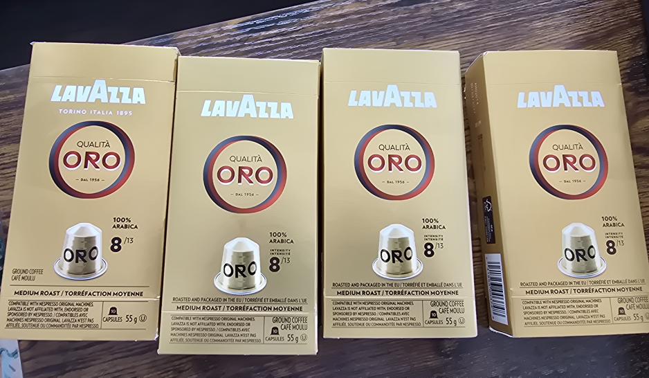 Lavazza Qualita Oro Nespresso Capsules (4 boxes)