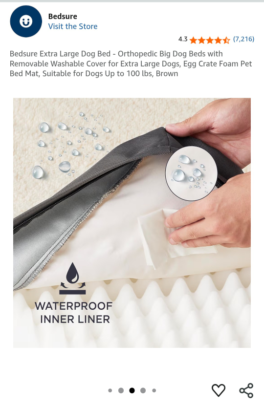 Bedsure Extra Large Dog Bed - Orthopedic - photo 5