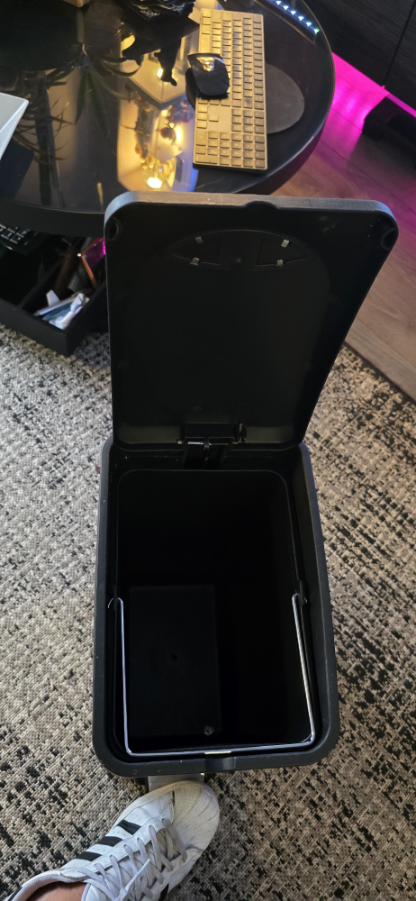 Compass Rectangular Pedal Bin 15 Litres Stainless Steel - photo 2