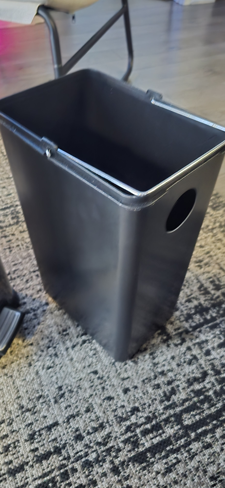 Compass Rectangular Pedal Bin 15 Litres Stainless Steel - photo 3