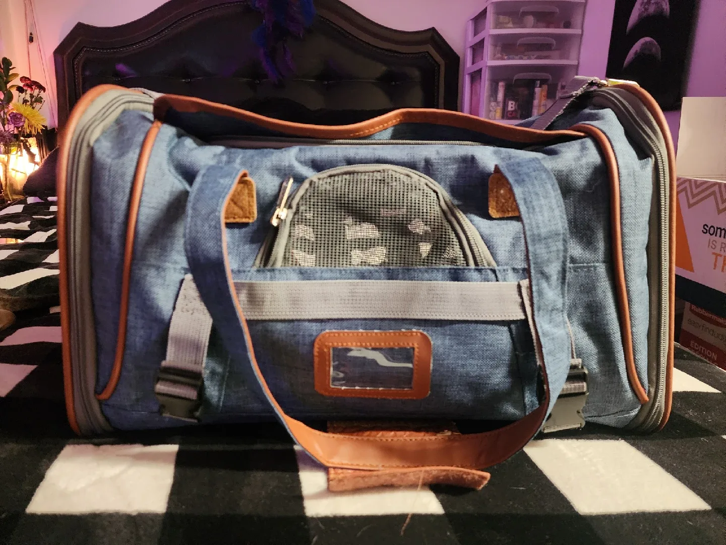 LDLC Denim Pet Carrier image indicator(2)