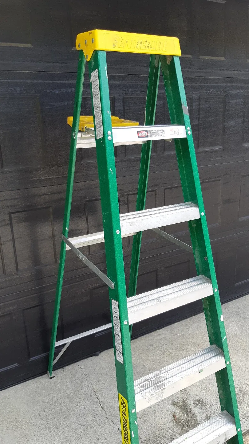 Featherlite 5800 Step Ladder 6ft fiberglass thumbnail