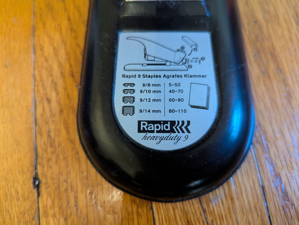 Rapid Heavy Duty 9 Stapler - photo 2
