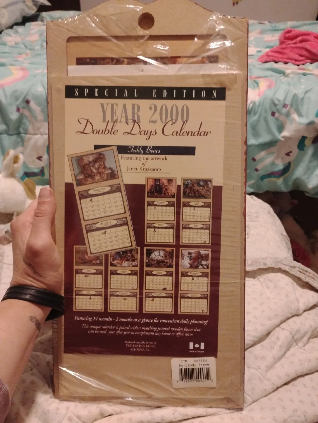 Year 2000 Double Days Calendar Teddy Bears thumbnail