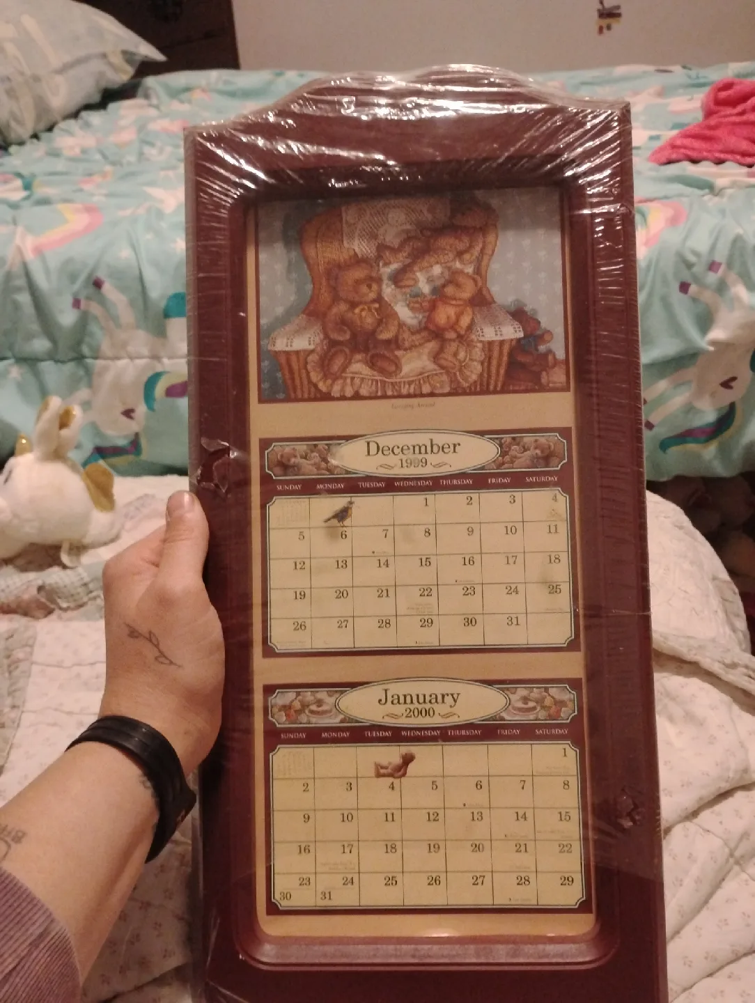 Year 2000 Double Days Calendar Teddy Bears image indicator(2)